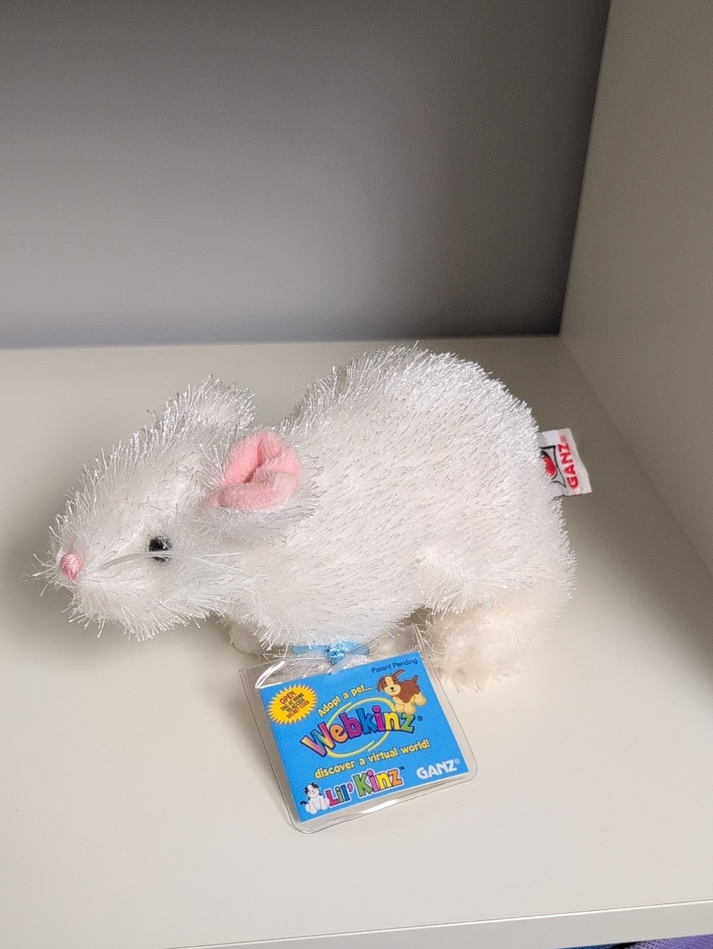 ♥️NEW♥️ Webkinz Lilkinz White Mouse NWT Sealed Code GANZ Collectible Plush Y2k